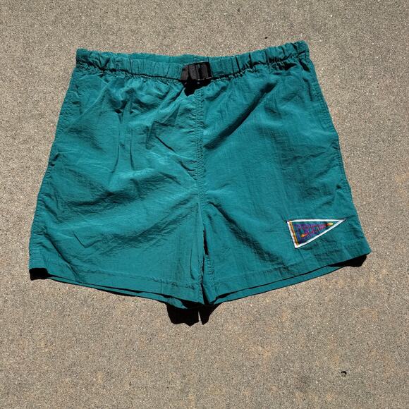 Vintage Wilson Nylon Lined Rowing Crew Swim Trunks Athletic Belted Shorts Sz M - Picture 1 of 6